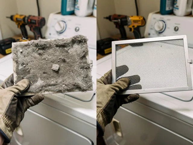 Professional lint trap cleaning by North Port Dryer Vent Cleaning in North Port