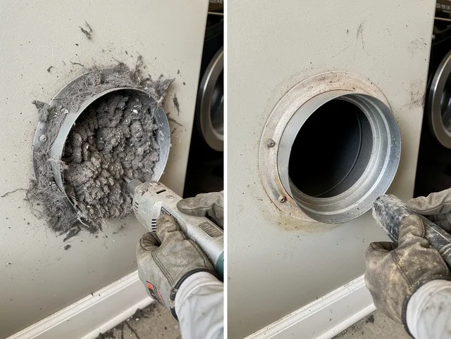 Professional clogged vent cleaning by North Port Dryer Vent Cleaning in North Port