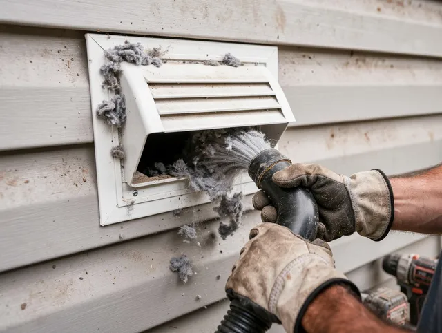 Professional dryer vent cleaning by North Port Dryer Vent Cleaning in North Port