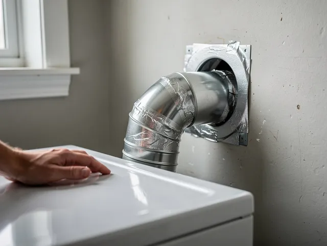 North Port Dryer Vent Cleaning expert performing professional dryer vent repair and installation in North Port