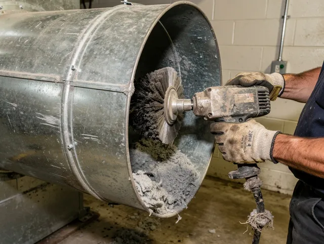 Industrial-grade dryer vent cleaning by North Port Dryer Vent Cleaning in North Port